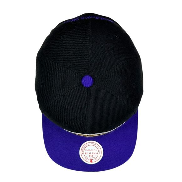 Mitchell & Ness Los Angeles Lakers Wordmark SnapBack Cap - One Size - Picture 4 of 9